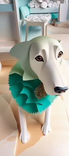 a dog that is standing on the ground,low poly,paper art,render,wolfed,wolf bob,tearaway,material test,gradient mesh,renders,rendered,dog illustration,animating,sand fox,wolfram,polygonal,toy dog,wolf,