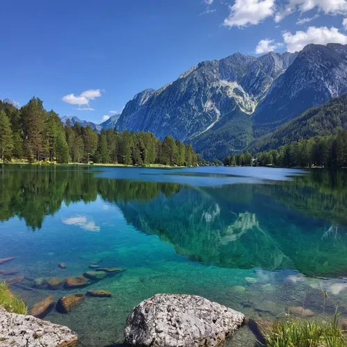The area of Hintersee Lake in the Bavarian Alps,berchtesgaden national park,transfogarska,alpsee,slovenia,eibsee,seealpsee,lake forggensee,zugspitze massif,starnberger lake,lake misurina,east tyrol,so