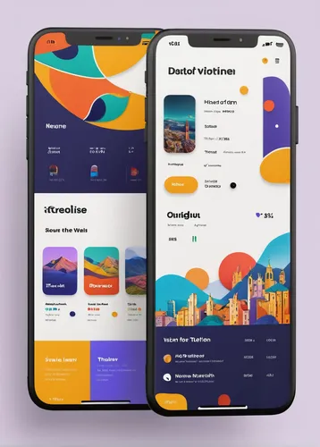 Design a vibrant material theme for a travel app.,flat design,dribbble,landing page,web mockup,e-wallet,website design,portfolio,dribbble icon,color picker,mobile application,wordpress design,woocomme