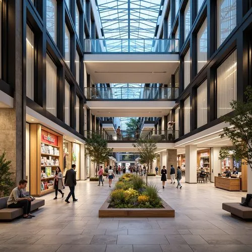 Modernism Style Shopping Centers Building Design Ideas