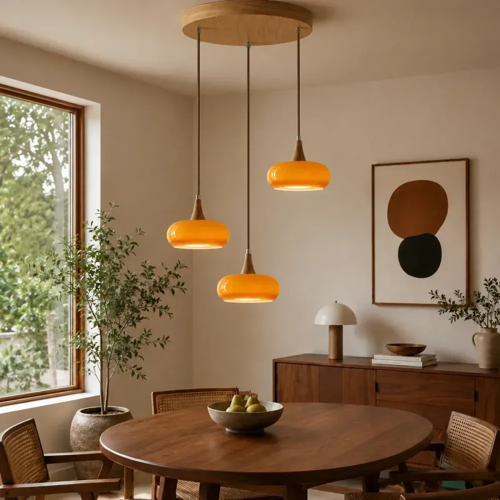 Averlo Three Headed Disc Chandeliers