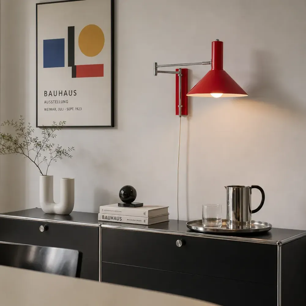 Zarello Swing Arm Plug Sconce