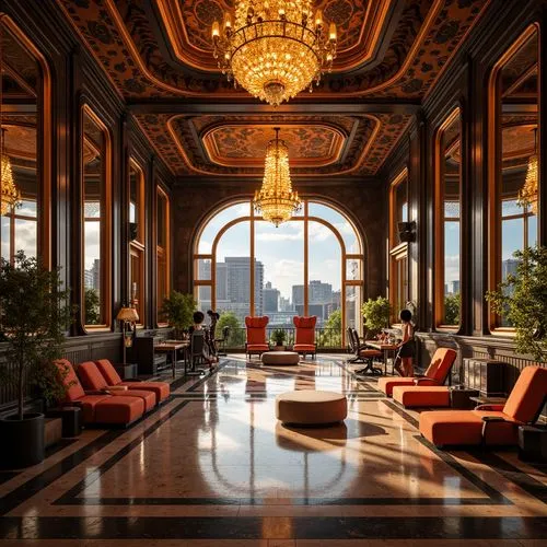 Baroque Style Fitness Club Architecture Design Ideas