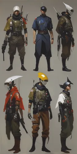 misshapen contorted folkloric people,samurai,goki,samurai fighter,sea scouts,game characters,people characters,cossacks,farm pack,japanese items,characters,police uniforms,storm troops,shinobi,japanes