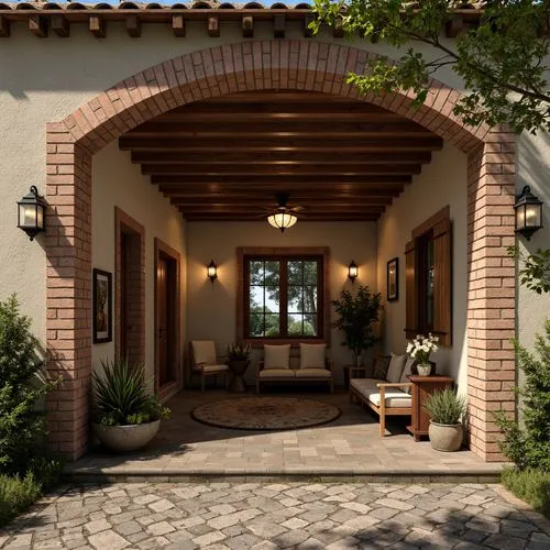 Family Garage Classicism Style Building Design Ideas