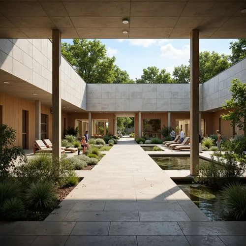 Structuralism Style Rehabilitation Center Architecture Design Ideas