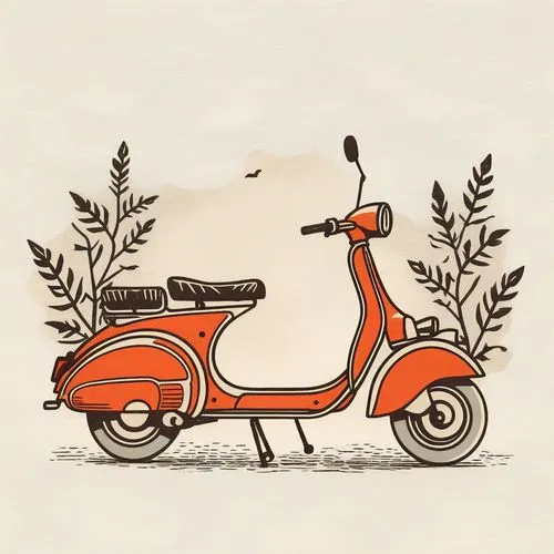 vintage scooter