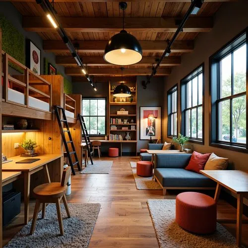 Academic Style Dorms Design Ideas