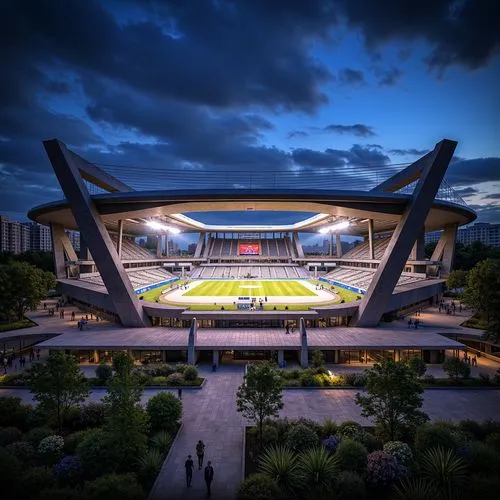 Postmodernism Style Stadiums Design Ideas