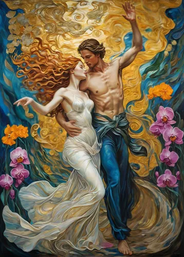 Correct hand propotions. Hands look down,amorous,la nascita di venere,dancing couple,oil painting on canvas,adam and eve,jesus in the arms of mary,greek mythology,romantic portrait,baptism of christ,r
