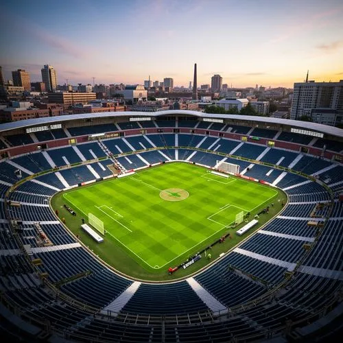 Bauhaus Style Football Stadium Design Ideas