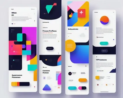 Digital art platform, instantart website, modern minimalist design, clean white background, colorful icons, trendy sans-serif font, hover effects, scrolling animation, flat illustration style, abstrac