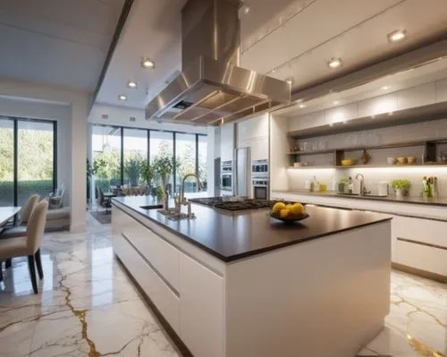 WHITE MARBLE WITH GOLD CRACKS,modern kitchen interior,modern kitchen,kitchen design,kitchen interior,big kitchen,kitchen counter,modern minimalist kitchen,contemporary decor,chefs kitchen,luxury home 