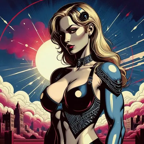 (((Black DD cup push up bra))), (((Big muscles), blonde hair, (toned physique, bigger boobs, shredded), corsette, business clothes)
, Comic art, cartoon art, masterpiece by Jim Lee,
portrait drawing, 