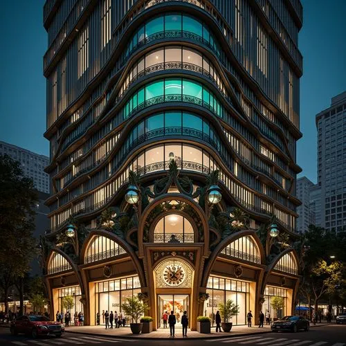 Skyscrapers Brutalism Style Design Ideas