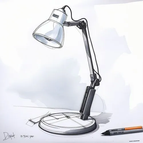 Desk lamp design