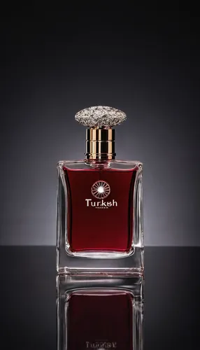 turkish perfume bottle with rectangular wine red color elegant shape product photography,parfum,perfume bottle,fragrance,lacquer,agent provocateur,embossed rosewood,christmas scent,creating perfume,ta