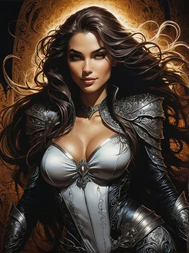 MASTERPIECE, UPPER BODY PICTURE, COMIC ART|LINE ART, In a world beyond our own, a vibrant, (mesmerizing portrait comes to life. The intricate details of the image come to life. (HARD SHADOWS, DARK ATM