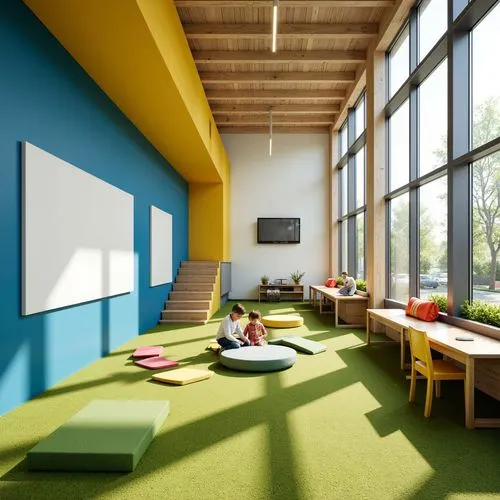 Elementary School Renaissance Style Architecture Design Ideas