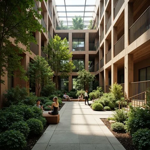 Workshop Minimalism Style Brick Material Fuchsia Color Building Architecture Design Ideas