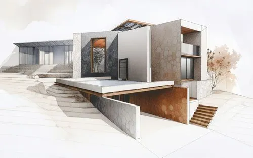 Casa de descanso,cubic house,renders,cantilevers,render,cube stilt houses,inverted cottage,dunes house,core renovation,house drawing,prefab,modern house,cube house,model house,rendered,residential hou