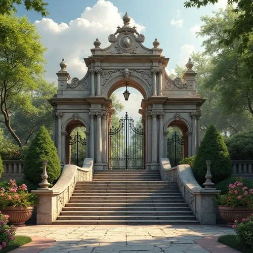Zoo Academic Style Granite Material Burgundy Color Meadow Design Ideas