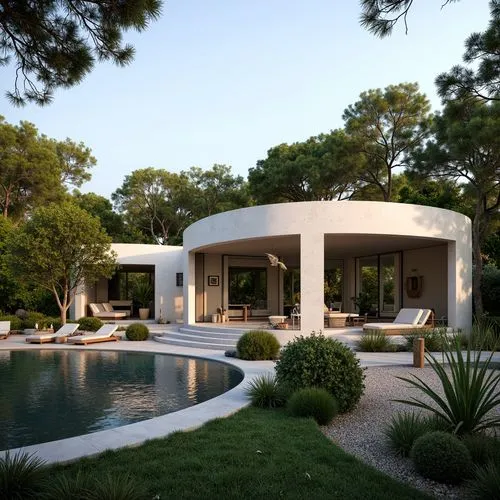 Villa Streamline Moderne Style Architecture Design Ideas