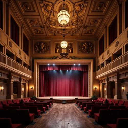 Auditorium Art Nouveau Style Architecture Design Ideas