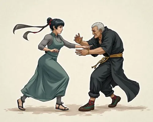 Street Fighter II characters, Mortal Kombat characters, Tekken characters, Fighting game, Martial arts poses, two characters fighting, heath bars, One v one fight, Ken, Ryu, Guile, Sagat, Vega, Chun L