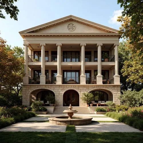 Villa Classicism Style Architecture Design Ideas