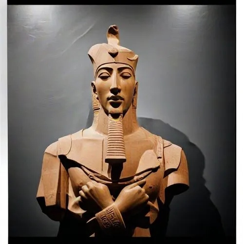 a large statue with an ancient head and arms,terracotta warriors,tomb figure,charioteer,king tut,figurine,roman soldier