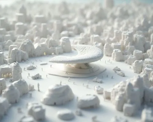miniature, minimalist, Thomas Heatherwick New York Vessel park architecture, realistic materials, realistic physical model, symmetry, minimalist schematic architecture design, simplified method, parks