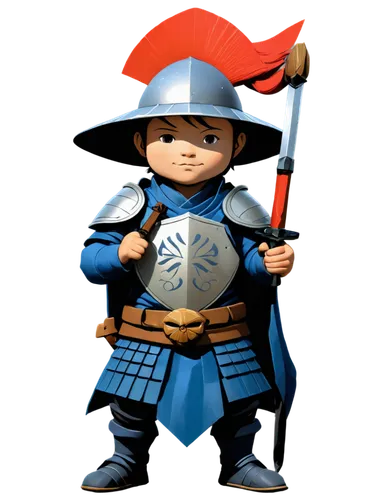 a tiny cute humanoid ronin samurai with mushroom cap hat,ninjago,playmobil,scandia gnome,samurai,goki,swordsman,samurai fighter,wordpress icon,growth icon,gnome,paypal icon,hijiki,jeongol,yi sun sin,s