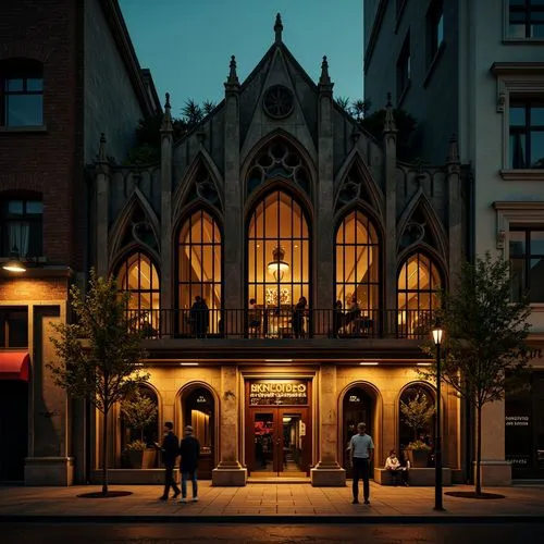 Nightclub Gothic Style Architecture Design Ideas