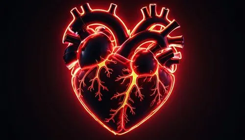 Red neon electric heart beating on a dark background

,an image of a neon heart on a dark background,heart background,neon valentine hearts,human heart,heart in hand,heart icon,heart care,the heart of