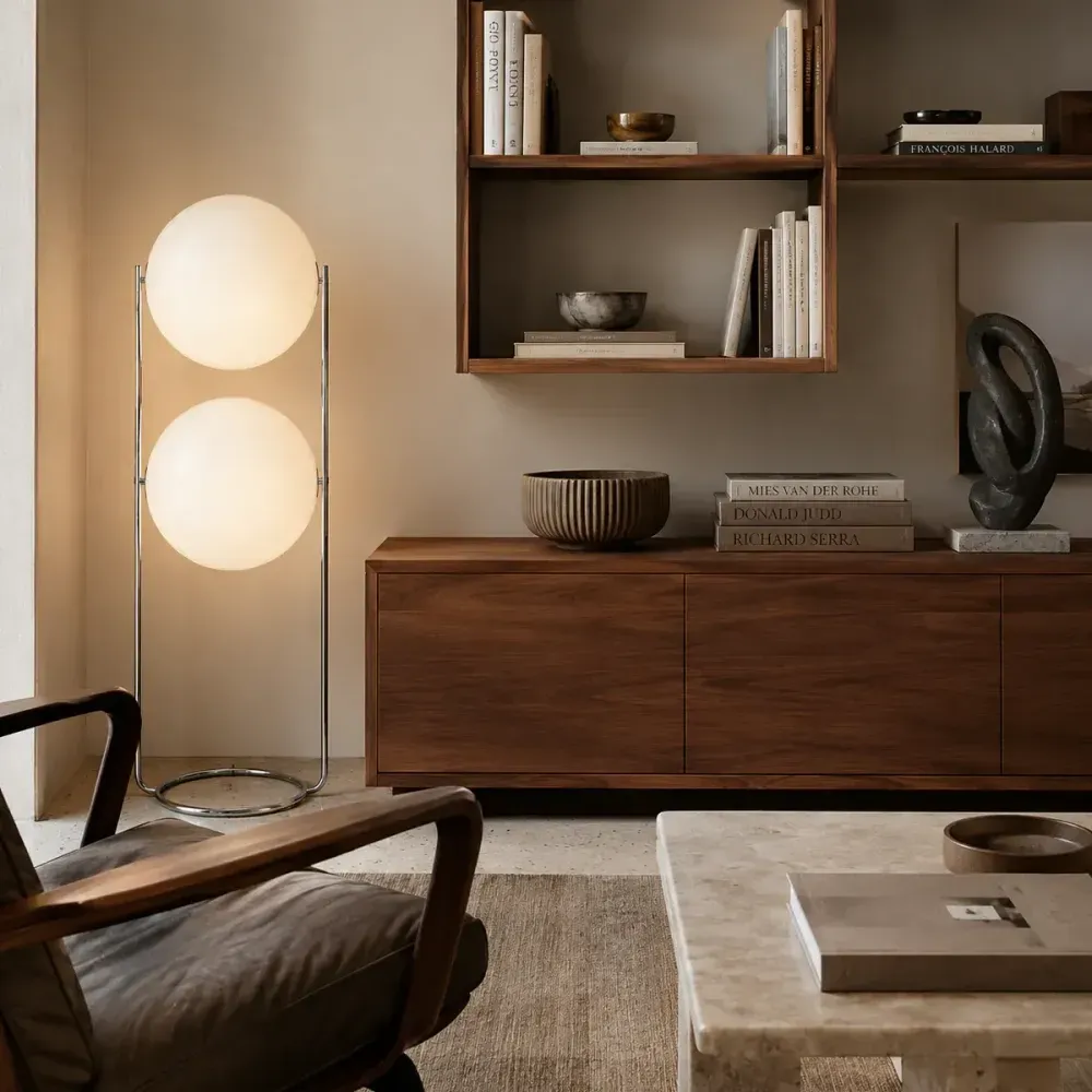 Lunora Double Headed Floor Lamp