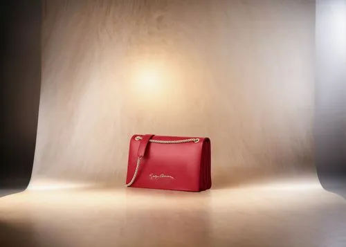 studio photographic limbo with wave effect background ,red bag,leather goods,leather suitcase,portable light,product photography,table lamp,luxury accessories,studio light,red gift,handbag,purse,visua