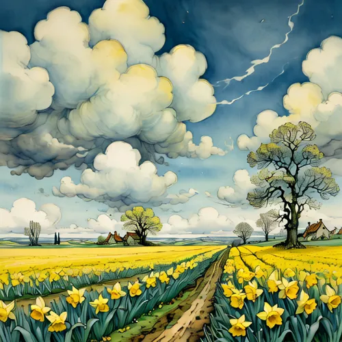 daffodil field,tulips field,yellow tulips,tulip field,dutch landscape,blooming field,tulip fields,springtime background,spring background,daffodils,tulip festival,flower field,tommie crocus,jonquils,d