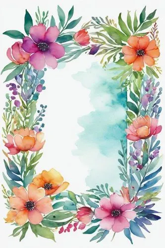 generate a abstract watercolor image. It should be vibrant enough but the colors can blend and create soft edges. I do not want sharp, bold lines or outlines. These are for a reverse coloring book wit