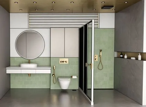 an empty bathroom with a shower, sink and toilet,luxury bathroom,modern minimalist bathroom,washroom,lavatory,search interior solutions,interior modern design,bath room,washrooms,lavatories,bathroom,b