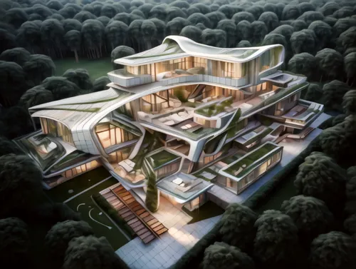 eco-construction,house in the forest,luxury property,timber house,eco hotel,cubic house,chinese architecture,archidaily,3d rendering,asian architecture,modern architecture,tree house,cube house,dunes 