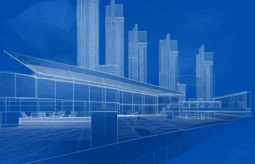 Blueprint Of Building ,futuristic art museum,cyberport,futuristic architecture,koolhaas,maglev,cybercity,autostadt wolfsburg,sky space concept,glass building,mvrdv,futuristic landscape,glass facade,ca