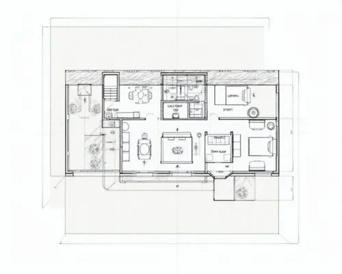 Professional architectural floor plan drawing, highly detailed, clean black-and-white blueprint style, optimized for construction efficiency and minimal material waste.

Design a modern 2-storey squar