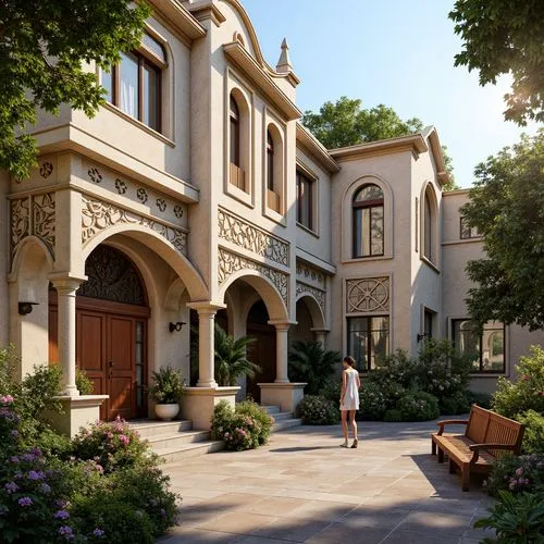 Research Center Romanticism Style Architecture Design Ideas