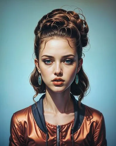 clean shadow,a woman with blue eyes and an artistic look,girl portrait,digital painting,margaery,margairaz,portrait of a girl,bouffant,heatherley,world digital painting,behenna,young woman,portrait ba