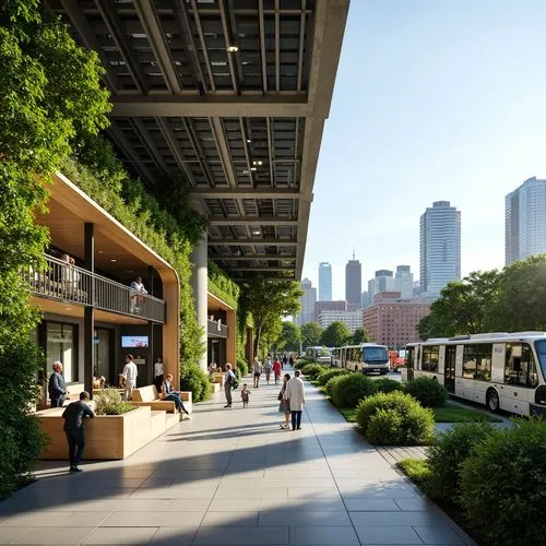 Bus Station Modern Style Building Design Ideas