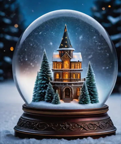 beautiful empty snow globe, Christmas, fantasy, magical, glowing, empty ,snow globe,christmas globe,snow globes,snowglobes,christmas ball ornament,christmas bauble,bauble,christmas snowy background,ch