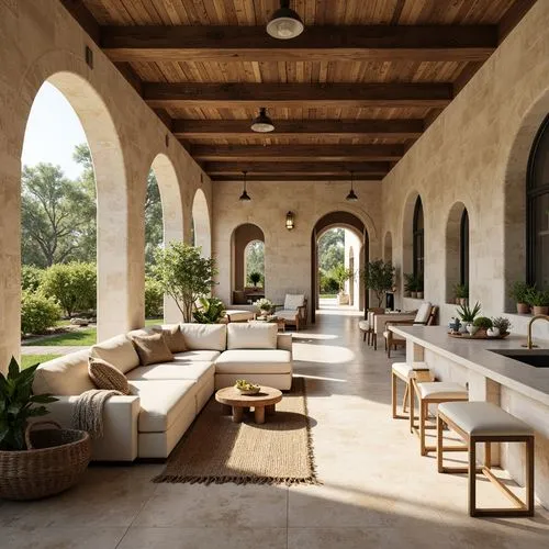 Mediterranean Style Warehouse Building Design Ideas
