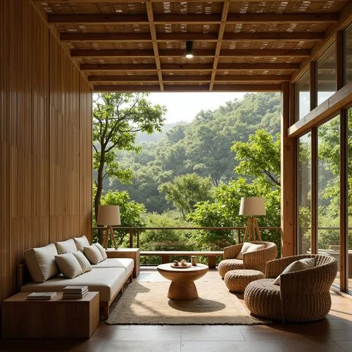 Modern Residential Bamboo Building Design Ideas