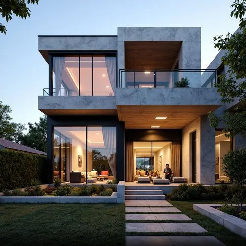 Villa Deconstructivism Style Architecture Design Ideas